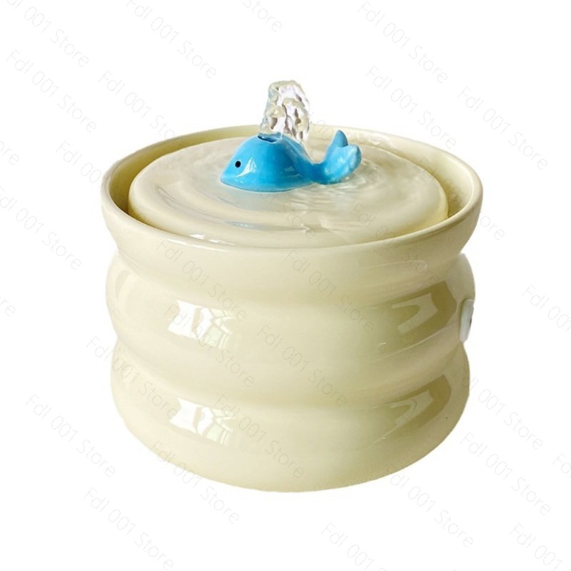 Pet Water Fountain - Fontanna dla kota 800ml ceramiczna automatyczna