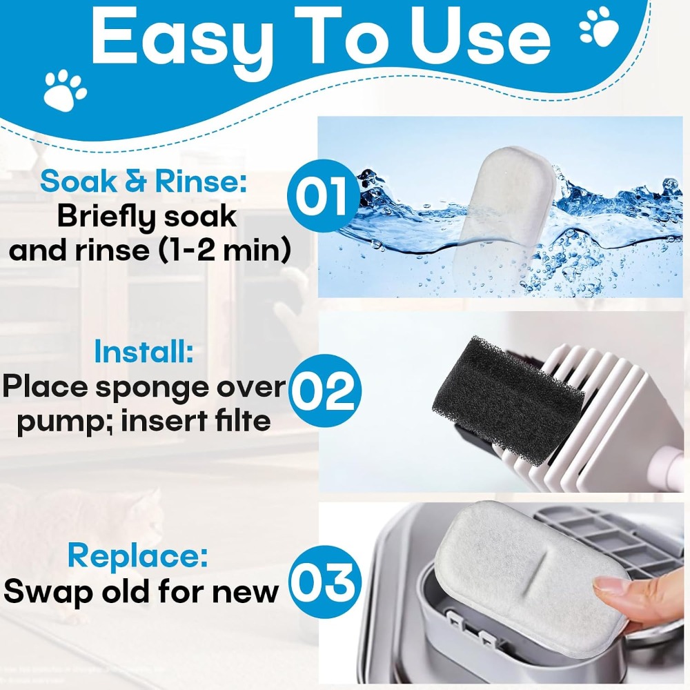 Wymienny filtr do fontanny dla – Pet Water Fountain recenzja i cena