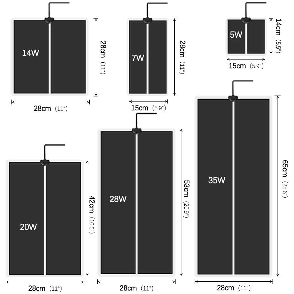 35W-5W nasiona sadzonki ogrzew – Reptile Heating Mat recenzja i cena