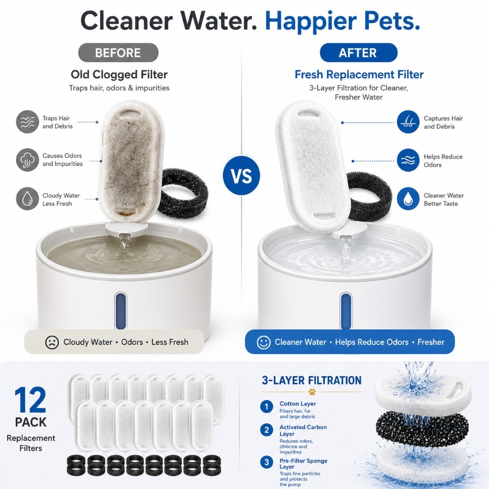 Filtr do fontanny dla zwierząt – Pet Water Fountain recenzja i cena
