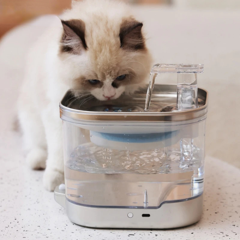 무선 고양이 물 분수, 충전식 스마트 자동 필터, 고양 – Pet Water Fountain recenzja i cena